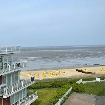 Traumhafte Ferienwohnung - direkter Meerblick - 50m zum Strand in Cuxhaven Duhnen in 1A Lage im Haus Seehütte-3